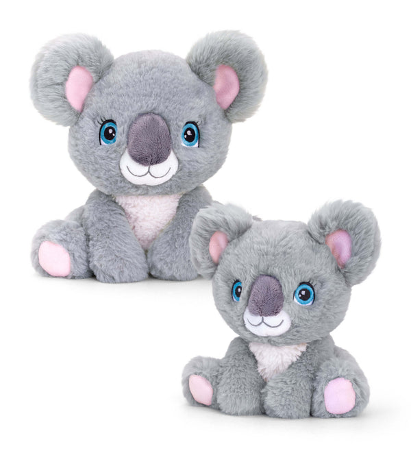 Keel Toys Keeleco Adoptable World Koala 25cm. Super sød og blød bamse. 100% miljøvenligt tøjdyr. Lev. 1-3 hverdg. Fri fragt fra 499,-