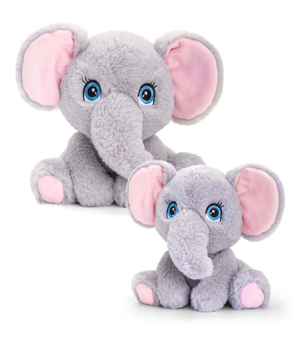 Keel Toys Keeleco Adoptable World Elephant 25 cm. Super sød bamse og rigtig blødt tøjdyr. Lev. 1-3 hverdg. Fri fragt fra 499,-