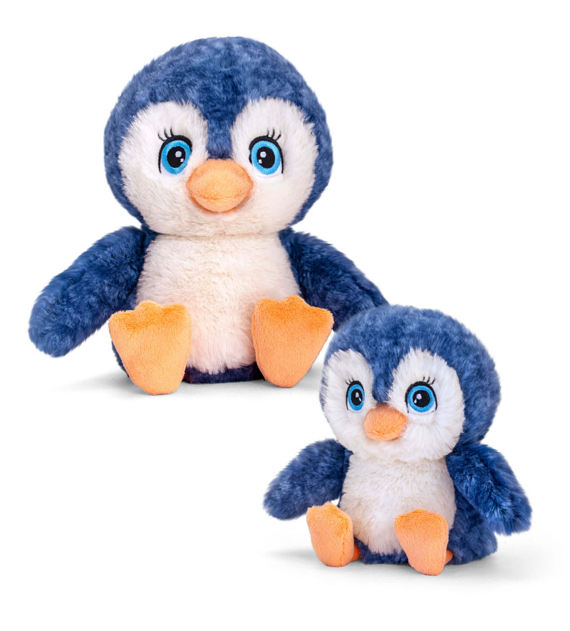 Keel Toys Keeleco Adoptable World Pingvin bamse 25cm. Super blødt og miljøvenligt tøjdyr. Lev. 1-3 hverdg. Fri fragt fra 499,-