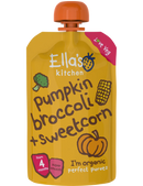 Ellas Kitchen - Økologisk Babysmos græskar, broccoli og søde majs 4 mdr. - 120gr