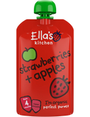 Ellas Kitchen - Økologisk Babysmos jordbær og æble 4 mdr. - 120gr.