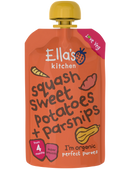 Ellas Kitchen - Økologisk Babysmos squash, søde kartofter og pastinak 4 mdr. - 120gr.