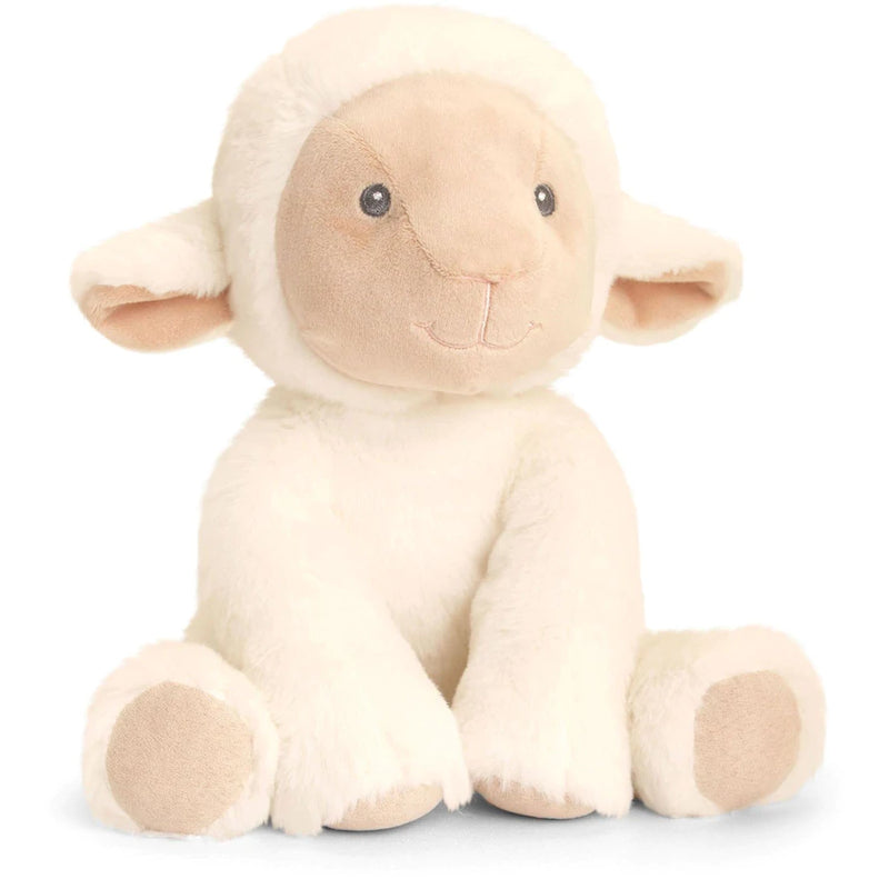 Keel Toys Keeleco Lullaby Lamb bamse - 25cm. Super blødt og miljøvenligt tøjdyr. Lev. 1-3 hverdg. Fri fragt fra 499,-