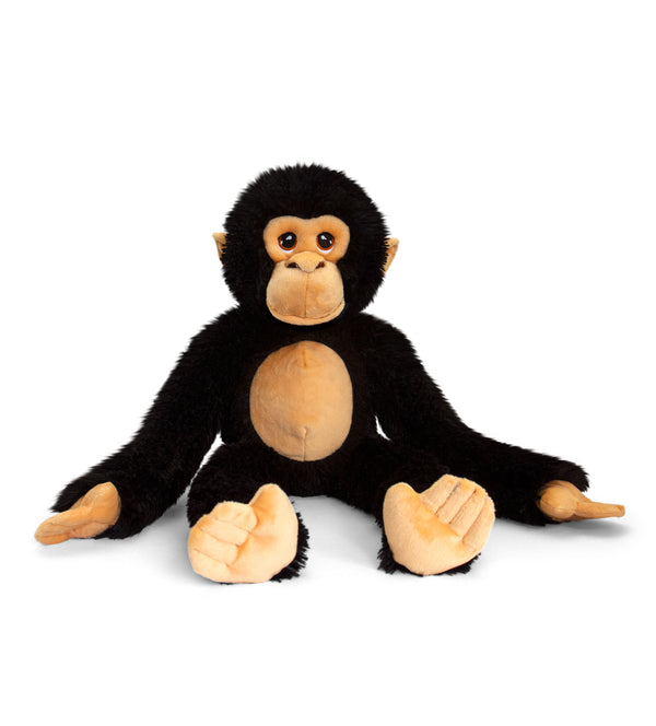 Keel Toys lang chimpanse 38cm. Er et super blødt tøjdyr. Bamsen er  omhyggeligt lavet til at blive krammet af en ny ven. Lev. 1-3 hverdg. Fri fragt fra 499,-