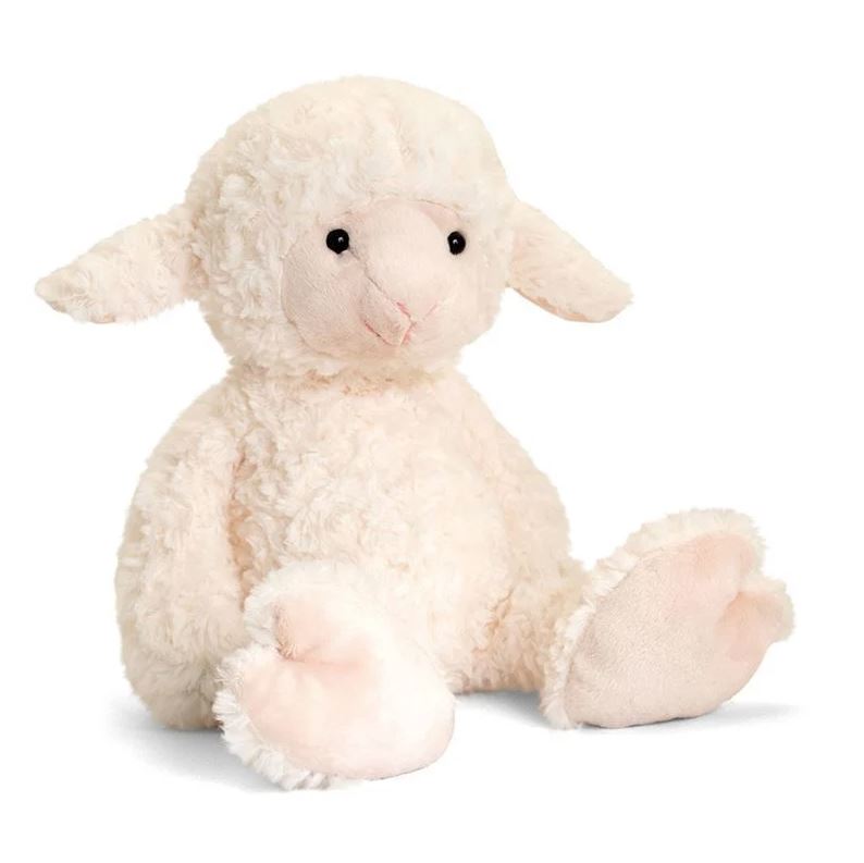 Keel Toys "Love to hug" bamse Lam - 35cm. er en super blød bamse.  Keel Toys "Love to hug" bamse Lam er klar til at smelte et hvert børnehjerte. Det er et tøjdyr, der er lige til at kramme og vil blive dit barns bedste ven i mange år frem. 