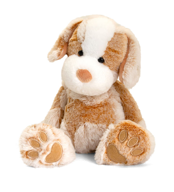 Keel Toys Love to hug hund bamse sand - 35cm. Super sød og blød krammebamse. Lev. 1-3 hverdg. Fri fragt fra 499,-