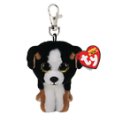 TY Beanie Boos ROSCOE hund m. nøglering 8 cm.
