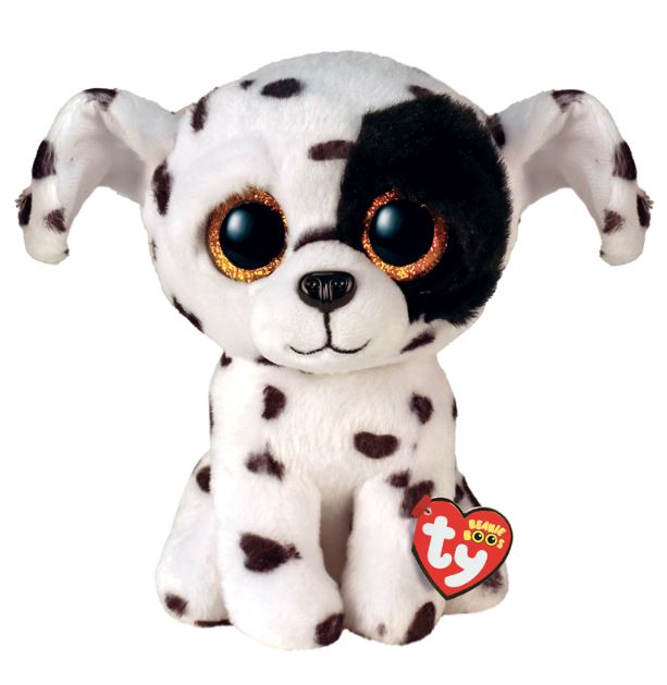 TY Beanie Boos LUTHER Dalmatiner hund 15,5cm.