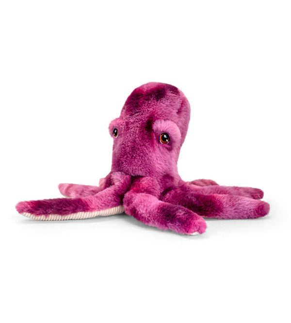 Keel Toys Keeleco blæksprutte- 25cm. Super sød og blød krammebamse. Lev. 1-3 hverdg. Fri fragt fra 499,-